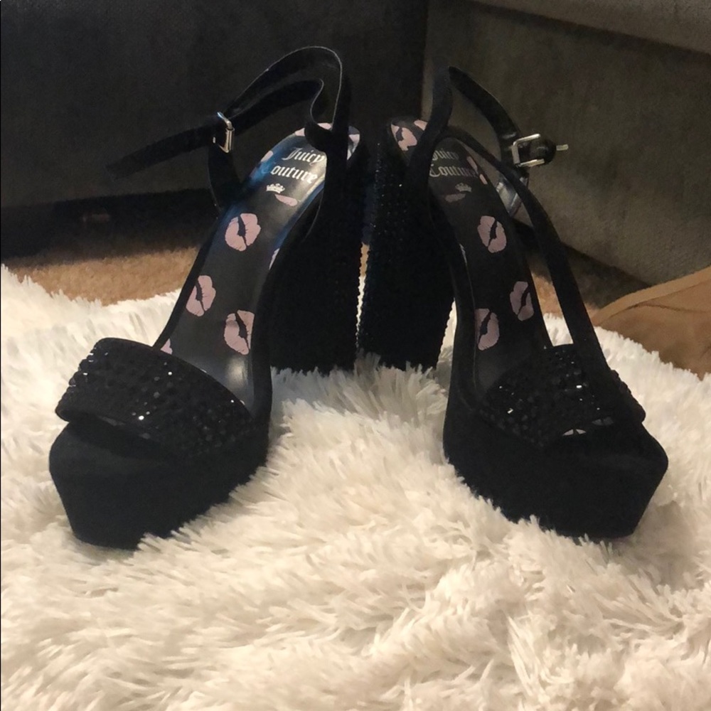 ❌SOLD❌ Black juicy couture heels